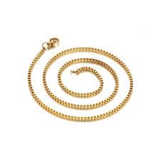 Collier en acier inoxydable 316 chaîne chaîne en or chaîne Fashion Design 24k en acier inoxydable 316 chaîne en acier inoxydable 5mm collier serpent